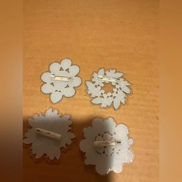 Statement Brooch Pin | Diamond Art Floral Rhinestone Pin | Choose Your Style - Picture 2 of 2